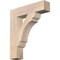 Ekena Millwork Olympic Block Smooth Bracket, Douglas Fir, 5 1/2"W x 26"D x 30"H BKT06X26X30OLY05SDF - alternate 1